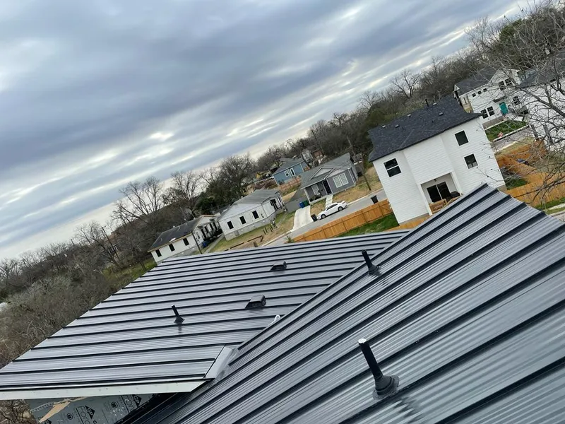 Standing seam metal roof panels with vents for Skylight Repair in Palmer Town